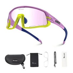 Okulary rowerowe fotochromowe z ochroną przed niebieskim światłem WEST BIKING. Zielone okulary przeciwsłoneczne WEST BIKING. Za 192.00 zł.