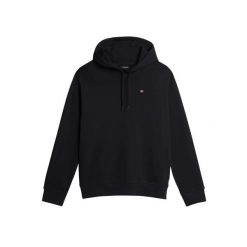 Bluza z kapturem Napapijri Balis. Czarne bluzy z kapturem Napapijri, na lato, m, bez wzorów, z bawełny, z kapturem. Za 355.40 zł.