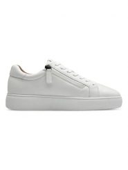 Tamaris Skórzane sneakersy w kolorze białym rozmiar: 42. Białe buty sportowe casual Tamaris, bez wzorów, bez zapięcia. Za 166.49 zł.