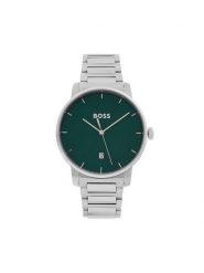 BOSS Zegarek Dean 1514134 Srebrny. Szare, analogowe zegarki Boss, srebrne. Za 1,019.00 zł.