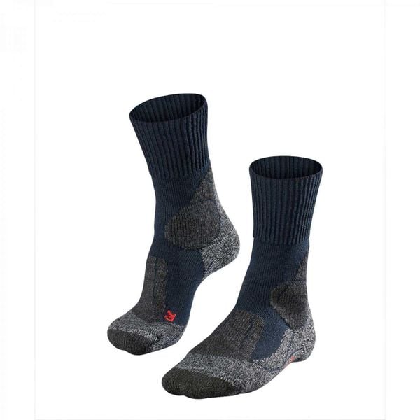 Skarpetki Falke TK1. Niebieskie skarpety Falke, bez wzorów, z elastanu. Za 161.50 zł.