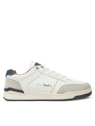 Pierre Cardin Sneakersy 4127 Biały. Białe buty sportowe casual Pierre Cardin, bez wzorów, ze skóry, bez zapięcia. Za 219.99 zł.