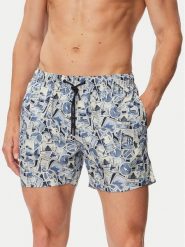 Beverly Hills Polo Club Szorty kąpielowe P-SS26M-BREA-0722 Niebieski Regular Fit. Niebieskie kąpielówki Beverly Hills Polo Club, l, bez wzorów, z syntetyku. Za 169.99 zł.