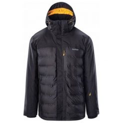 Kurtka narciarska męska Hi-Tec Helmir - czarna, Rozmiar L. Czarne kurtki narciarskie i snowboardowe Hi-tec, l, bez wzorów, z materiału, narciarskie. W wyprzedaży za 319.99 zł.