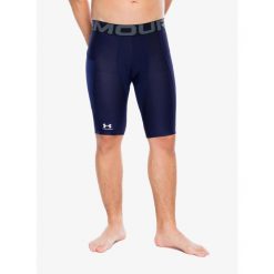 Spodenki treningowe męskie Under Armour HeatGear Pocket Long Shorts. Niebieskie krótkie spodenki sportowe Under Armour, m, bez wzorów. Za 104.99 zł.