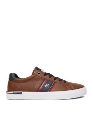 Beverly Hills Polo Club Sneakersy CEO-LUSITANO-01 Brązowy. Brązowe buty sportowe casual Beverly Hills Polo Club, bez wzorów, ze skóry, bez zapięcia. Za 179.99 zł.
