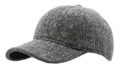 Czapka z Nausznikami, Czarno-Biała w Drobny Wzór z Daszkiem, Jesienno-Zimowy -Pako Jeans. Szare czapki z daszkiem Pako Jeans, na zimę, bez wzorów, z bawełny. Za 65.00 zł.