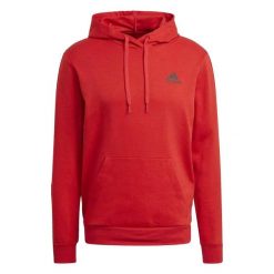 Bluza męska z kapturem ADIDAS M DK HD XS. Czerwone bluzy z kapturem Adidas, m, bez wzorów, z bawełny, z kapturem. Za 249.00 zł.