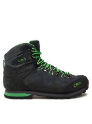 CMP Trekkingi Athunis Mid Trekking Shoes Wp 31Q4977 Szary. Szare botki sznurowane CMP, bez wzorów, ze skóry, bez obcasa, bez zapięcia. Za 349.99 zł.