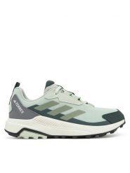 Adidas Trekkingi Terrex Anylander JI1317 Zielony. Zielone buty trekkingowe Adidas, bez wzorów, z materiału, bez zapięcia. Za 299.99 zł.