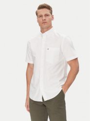 Tommy Hilfiger Koszula Heritage MW0MW36272 Biały Regular Fit. Białe koszule Tommy Hilfiger, m, bez wzorów, z bawełny, bez kołnierzyka, bez ramiączek. Za 249.99 zł.