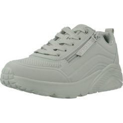 Buty SKECHERS UNO LITE - EASY ZIP Zielony. Zielone buty trekkingowe Skechers, bez wzorów, bez zapięcia. Za 174.99 zł.