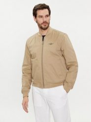 Aeronautica Militare Kurtka bomber 241AB2139CT3247 Beżowy Regular Fit. Brązowe kurtki Aeronautica Militare, m, bez wzorów, z bawełny, bez kaptura. Za 1,259.00 zł.