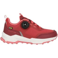 Buty trekkingowe Whistler Menfi. Brązowe trekkingi WHISTLER, bez wzorów, z materiału, bez zapięcia. Za 277.00 zł.