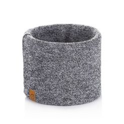 Zestaw zimowy Brødrene czapka komin rękawiczki 103154 j. szary. Szare rękawiczki bez wzorów, z materiału. Za 119.99 zł.