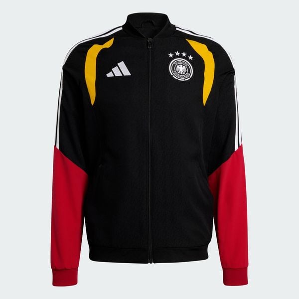 Bluza reprezentacyjna Niemcy 26 Tiro. Czarne bluzy bez kaptura Adidas, l, bez wzorów, z materiału, bez kaptura. Za 369.00 zł.