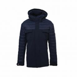 Parka Peak Mountain Cantheon. Niebieskie kurtki przeciwdeszczowe Peak Mountain, na zimę, m, bez wzorów, bez kaptura. Za 471.00 zł.