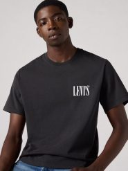 Levi's Koszulka w kolorze czarnym rozmiar: L. Czarne bezrękawniki Levi's®, l, bez wzorów, z bawełny, bez kołnierzyka, bez ramiączek. Za 59.95 zł.