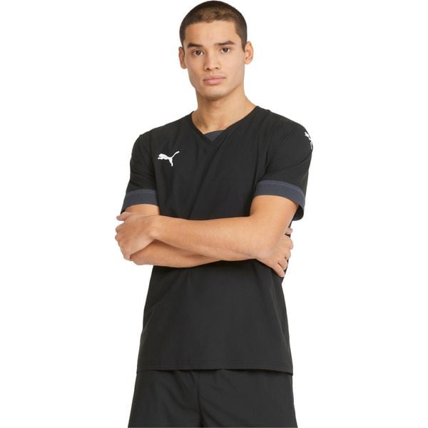 Podkoszulek męskie Puma Teamfinal Jersey. Czarne podkoszulki Puma, m, bez wzorów, z jersey, bez ramiączek. W wyprzedaży za 223.50 zł.