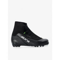 Buty do nart biegowych Alpina T10. Czarne buty do biegania Alpina, bez wzorów, bez zapięcia, narciarskie. Za 359.99 zł.