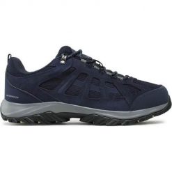 Buty trekkingowe męskie Columbia Redmond Iii Waterproof. Niebieskie trekkingi Columbia, bez wzorów, z materiału, bez zapięcia. Za 496.00 zł.