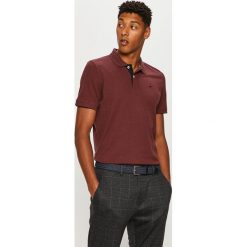 Tom Tailor Denim - Polo. Czerwone koszulki polo Tom Tailor, l, bez wzorów, z denimu, bez kołnierzyka, bez ramiączek. W wyprzedaży za 79.90 zł.