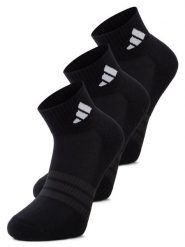 Adidas Performance Męskie skarpety za kostkę w 3-paku Mężczyźni Bawełna czarny, L. Czarne skarpety adidas Performance, bez wzorów, z bawełny. Za 54.95 zł.