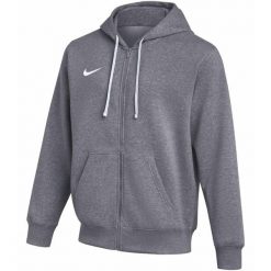 Bluza męska Nike Park 26 Fleece Full-Zip Hoodie. Szare bluzy Nike, m, bez wzorów, z bawełny, bez kaptura. Za 192.99 zł.
