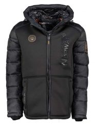 Geographical Norway Kurtka pikowana "Bafare" w kolorze czarnym rozmiar: L. Czarne kurtki Geographical Norway, l, bez wzorów, bez kaptura. Za 225.57 zł.