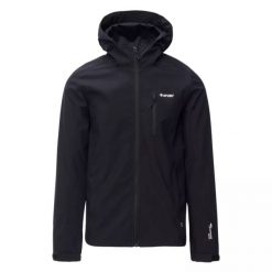Kurtka męska Softshell Hi-Tec Avanir - czarna, Rozmiar L. Czarne kurtki softshell Hi-tec, l, bez wzorów, z elastanu, bez kaptura. Za 154.99 zł.