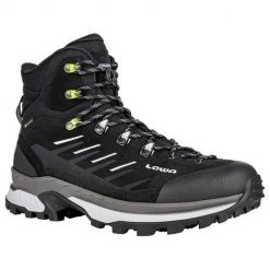 Buty trekkingowe męskie Lowa Randir Mid Gtx. Czarne buty trekkingowe Lowa, bez wzorów, z materiału, za kostkę, bez zapięcia. Za 1,266.00 zł.