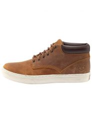 Timberland Skórzane sneakersy "Adventure 2.0" w kolorze jasnobrązowo-brązowym rozmiar: 43. Brązowe buty sportowe casual Timberland, bez wzorów, bez zapięcia. Za 404.95 zł.