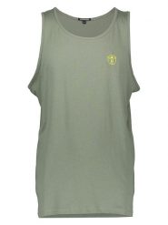 Chiemsee Top w kolorze khaki rozmiar: M. Brązowe bezrękawniki Chiemsee, m, bez wzorów, z bawełny, bez kołnierzyka, bez ramiączek. Za 36.94 zł.