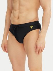 Guess Kąpielówki F5GT25 LY00K Czarny. Czarne kąpielówki Guess, l, z aplikacjami, z syntetyku. Za 119.99 zł.