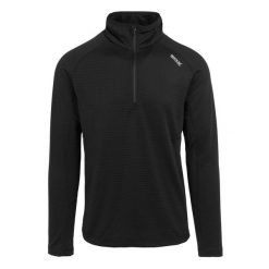Polarowy Top Męski Suwak Do Połowy Yonder II. Czarne bluzy Regatta, na zimę, m, bez wzorów, z polaru, bez kaptura. Za 125.99 zł.