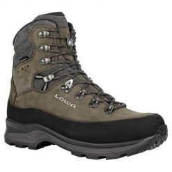 Buty trekkingowe męskie Lowa Tibet Evo Gtx. Brązowe buty trekkingowe Lowa, bez wzorów, z materiału, za kostkę, bez zapięcia. Za 1,469.00 zł.