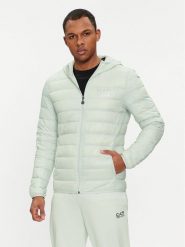 EA7 Emporio Armani Kurtka przejściowa 8NPB02 PN29Z 1133 Zielony Regular Fit. Zielone kurtki EA7 Emporio Armani, m, bez wzorów, z puchu, bez kaptura. Za 569.99 zł.
