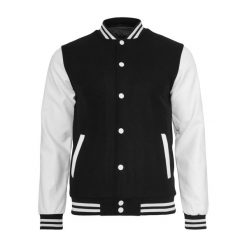 Męska Kurtka Oldschool Varsity. Białe kurtki Urban Classics, m, bez wzorów, bez kaptura. Za 333.99 zł.