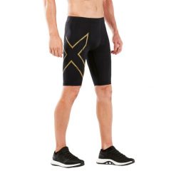 Szorty kompresyjne 2XU Light Speed. Czarne odzież kompresyjna 2XU, xl, bez wzorów, do biegania. Za 457.50 zł.