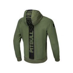 Bluza męska Pitbull rozpinana z kapturem Hermes. Czerwone bluzy PITBULL, l, bez wzorów, z kapturem. Za 299.00 zł.