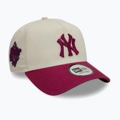 Czapka z daszkiem New Era WS Patch Eframe New York Yankees. Brązowe czapki z daszkiem New Era, na zimę, bez wzorów. Za 159.99 zł.