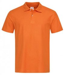 Pomarańczowa Bawełniana Koszulka POLO -STEDMAN- Męska, Krótki Rękaw, z Kołnierzykiem, Casualowa. Brązowe bluzki z długim rękawem Stedman, l, bez wzorów, z bawełny, bez kołnierzyka, bez ramiączek. Za 89.00 zł.