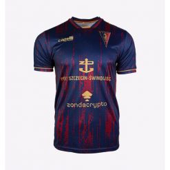 Domowa koszulka piłkarska Pogoń Szczecin 25/26 – Capelli. Czerwone t-shirty sportowe CAPELLI SPORT, bez wzorów, z materiału, bez ramiączek, na fitness i siłownię. Za 289.99 zł.