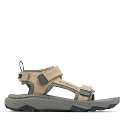 Sandały Columbia. Brązowe sandały Columbia, bez zapięcia. Za 239.99 zł.
