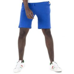 Męskie spodenki Leone 1947 Apparel. Niebieskie szorty LEONE 1947 APPAREL, l, bez wzorów, z tkaniny, sportowe. Za 85.88 zł.