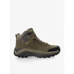 Buty turystyczne męskie CMP Juukat Mid WP. Zielone buty trekkingowe CMP, bez wzorów, bez zapięcia, trekkingowe. Za 424.99 zł.