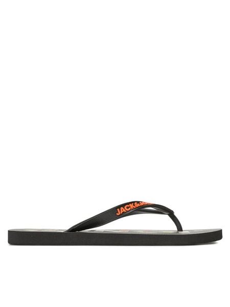 Jack & Jones Japonki 12230642 Czarny. Czarne japonki Jack & Jones, bez wzorów, z gumy. Za 56.99 zł.