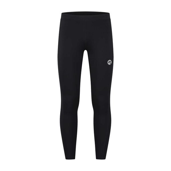 Legginsy do biegania męskie Rogelli Essential. Czarne legginsy długie sportowe Rogelli, m, bez wzorów, z poliamidu, do biegania. Za 210.00 zł.