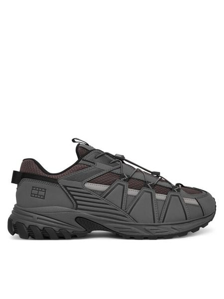 Tommy Jeans Sneakersy Tjm Outdoor Runner EM0EM01667 Szary. Szare buty sportowe casual Tommy Jeans, bez wzorów, z jeansu, bez zapięcia. Za 281.99 zł.