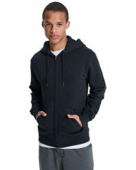 Bluza na zamek dla Mężczyzn SALT WATER Czarny. Czarne bluzy z kapturem Quiksilver, m, bez wzorów, z bawełny, z kapturem. Za 257.30 zł.